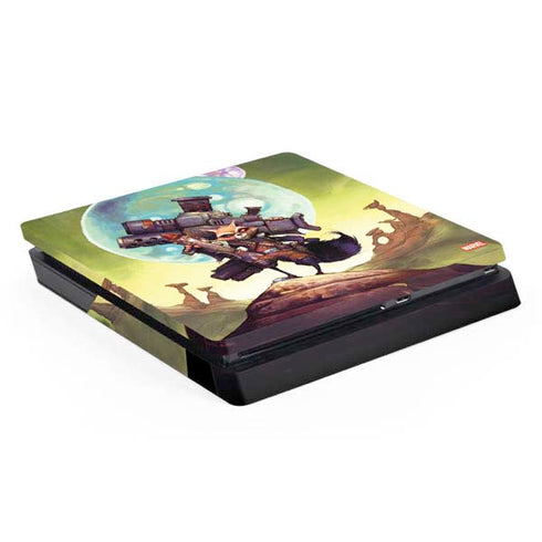 Marvel Rocket Raccoon Armored Arsenal PS4 Slim Skin