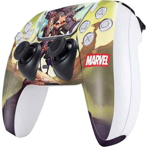 Marvel Rocket Raccoon Armored Arsenal PS5 Controller Skin