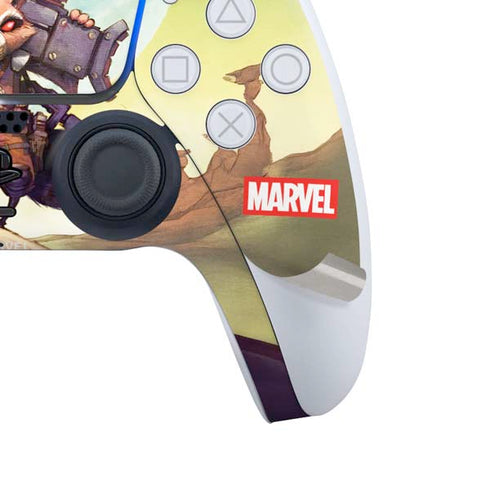 Marvel Rocket Raccoon Armored Arsenal PS5 Controller Skin
