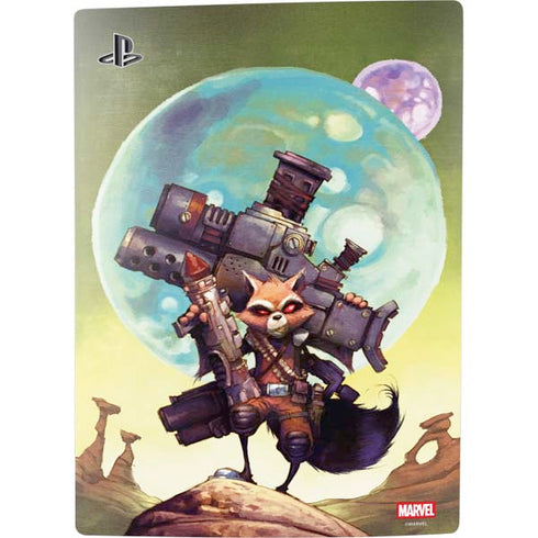 Marvel Rocket Raccoon Armored Arsenal PS5 Digital Edition Bundle Skin