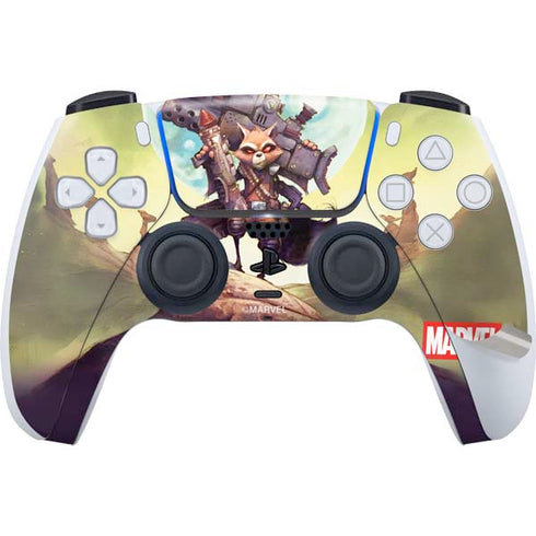 Marvel Rocket Raccoon Armored Arsenal PS5 Pro Disk Bundle Skin