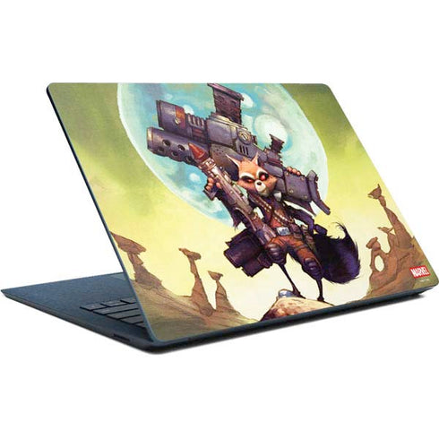 Marvel Rocket Raccoon Armored Arsenal Surface Laptop Skin