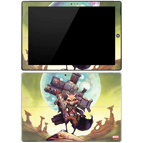 Marvel Rocket Raccoon Armored Arsenal Surface Pro 3 Skin