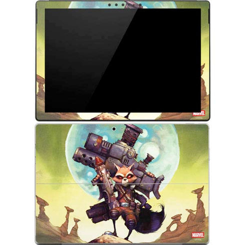 Marvel Rocket Raccoon Armored Arsenal Surface Pro 4 Skin