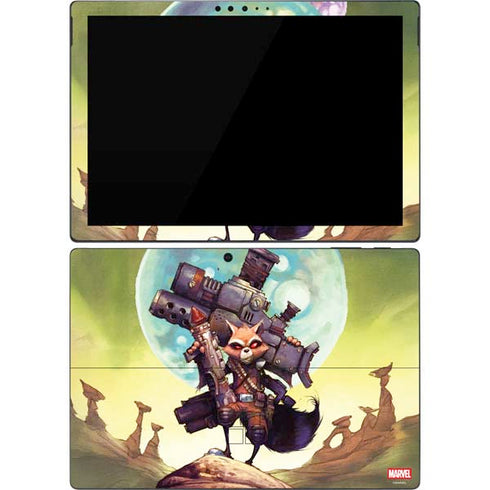 Marvel Rocket Raccoon Armored Arsenal Surface Pro 7 Skin