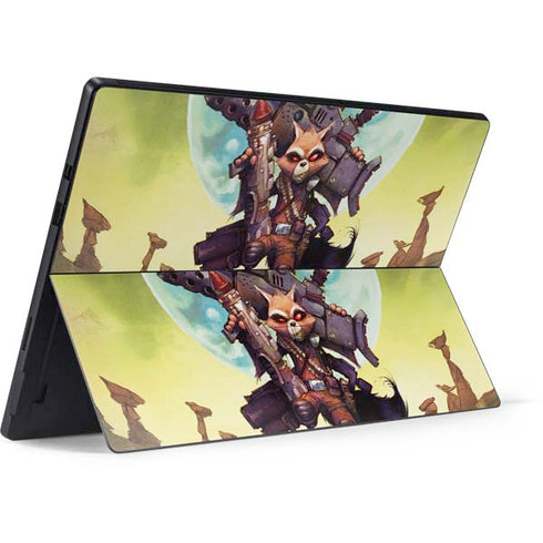 Marvel Rocket Raccoon Armored Arsenal Surface Pro 7 Skin