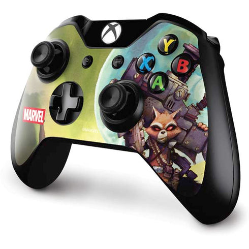Marvel Rocket Raccoon Armored Arsenal Xbox One Controller Skin