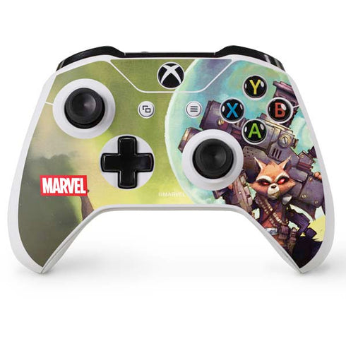 Marvel Rocket Raccoon Armored Arsenal Xbox One X Controller Skin