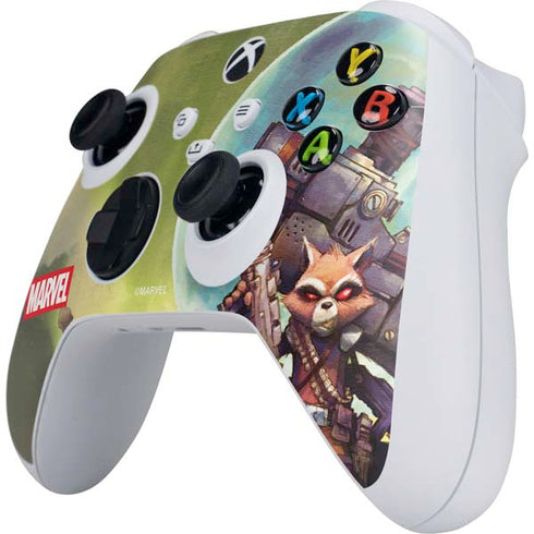 Marvel Rocket Raccoon Armored Arsenal Xbox Series S Controller Skin