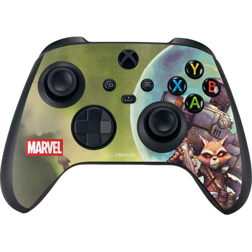 Marvel Rocket Raccoon Armored Arsenal Xbox Series X Controller Skin