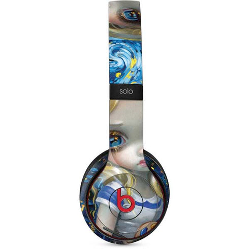 Artist Alice in Van Gogh Starry Night by Jasmine Becket-Griffith Beats Solo 3 Wireless Skin