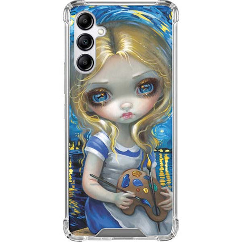 Artist Alice in Van Gogh Starry Night by Jasmine Becket-Griffith Galaxy Cases