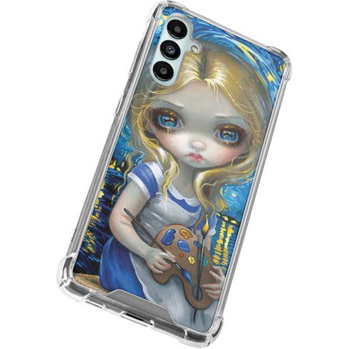 Artist Alice in Van Gogh Starry Night by Jasmine Becket-Griffith Gabb Phone 4 Clear Case