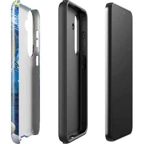 Artist Alice in Van Gogh Starry Night by Jasmine Becket-Griffith Galaxy S25 Plus Impact Case