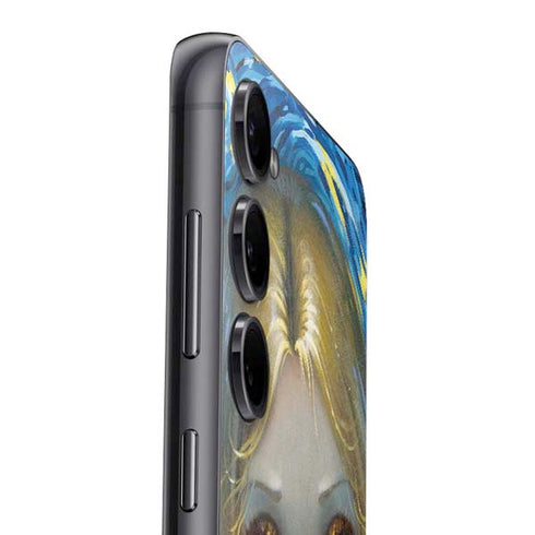 Artist Alice in Van Gogh Starry Night by Jasmine Becket-Griffith Galaxy S24 Plus Skin