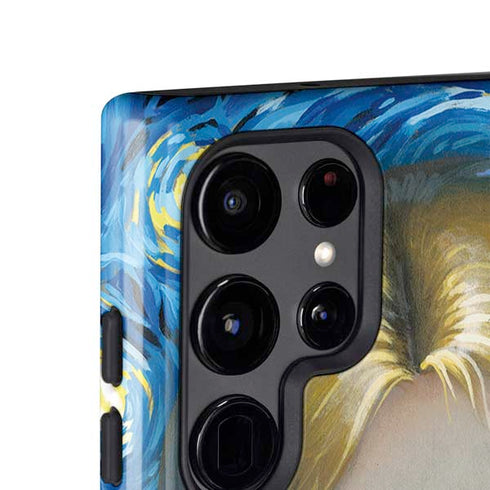 Artist Alice in Van Gogh Starry Night by Jasmine Becket-Griffith Galaxy S25 Ultra Impact Case