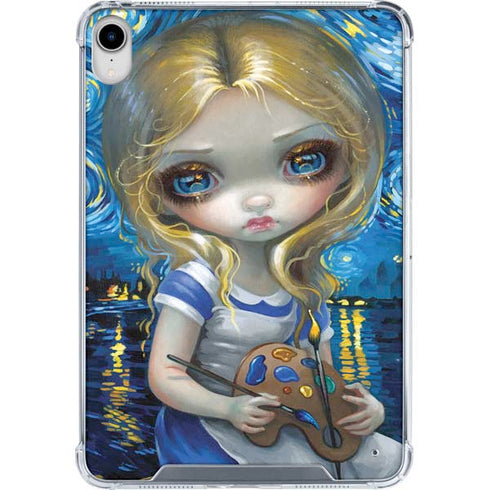 Artist Alice in Van Gogh Starry Night by Jasmine Becket-Griffith iPad 11th Gen (2025) Clear Case