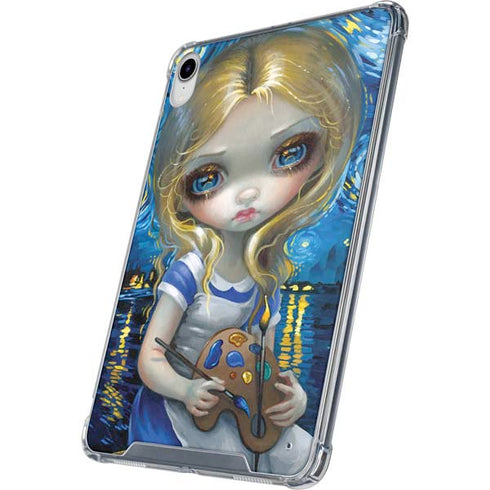 Artist Alice in Van Gogh Starry Night by Jasmine Becket-Griffith iPad 11th Gen (2025) Clear Case