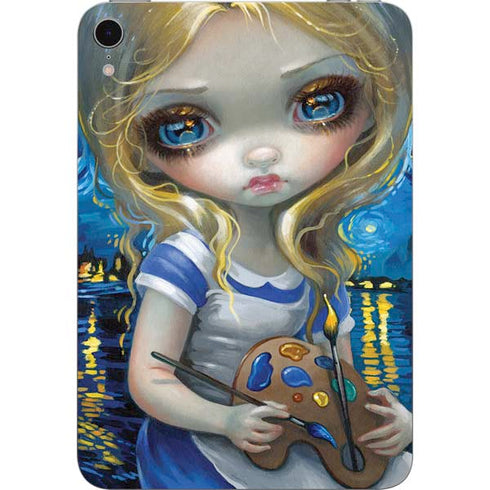 Artist Alice in Van Gogh Starry Night by Jasmine Becket-Griffith Apple iPad Mini Skin