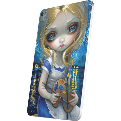 Artist Alice in Van Gogh Starry Night by Jasmine Becket-Griffith iPad Pro 13in M4 (2024) Skin