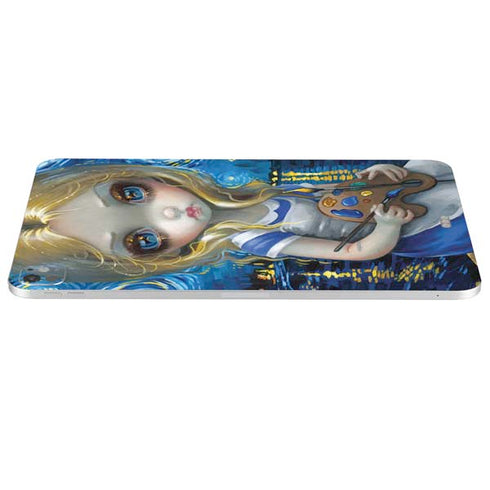 Artist Alice in Van Gogh Starry Night by Jasmine Becket-Griffith iPad Pro 13in M4 (2024) Skin