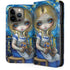 Artist Alice in Van Gogh Starry Night by Jasmine Becket-Griffith iPhone 14 Pro Folio Case