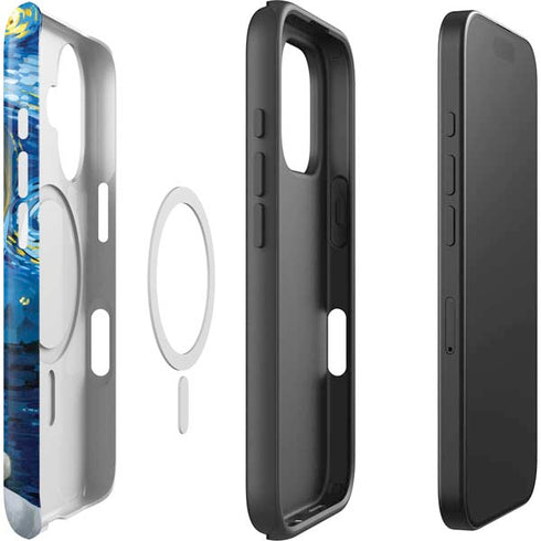 Artist Alice in Van Gogh Starry Night by Jasmine Becket-Griffith iPhone 16 Magsafe Impact Case