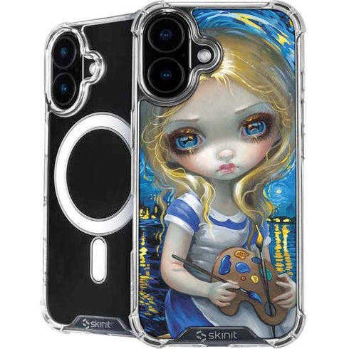 Artist Alice in Van Gogh Starry Night by Jasmine Becket-Griffith iPhone 16 Plus MagSafe Case