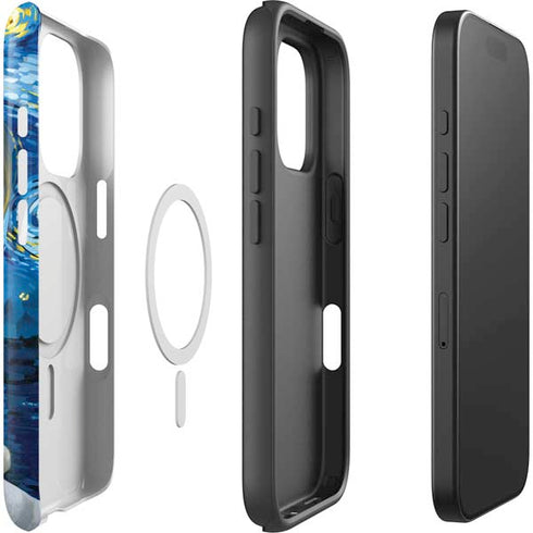 Artist Alice in Van Gogh Starry Night by Jasmine Becket-Griffith iPhone 16 Pro Magsafe Impact Case