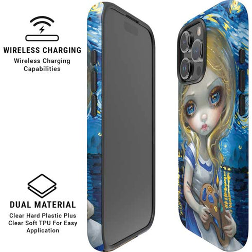 Artist Alice in Van Gogh Starry Night by Jasmine Becket-Griffith iPhone 16 Pro Magsafe Impact Case