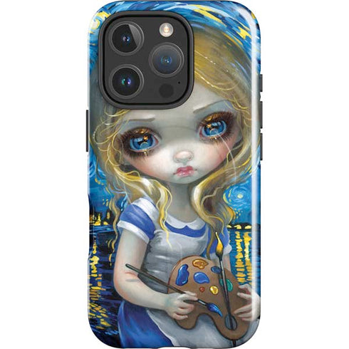 Artist Alice in Van Gogh Starry Night by Jasmine Becket-Griffith iPhone 16 Pro Max Magsafe Impact Case