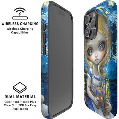 Artist Alice in Van Gogh Starry Night by Jasmine Becket-Griffith iPhone 16 Pro Max Magsafe Impact Case