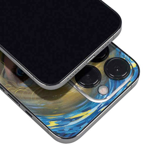Artist Alice in Van Gogh Starry Night by Jasmine Becket-Griffith iPhone 16 Pro Skin