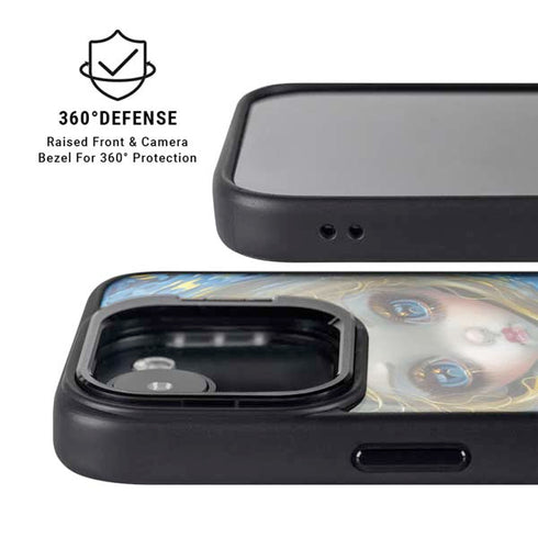 Artist Alice in Van Gogh Starry Night by Jasmine Becket-Griffith iPhone 16e Kickstand Case