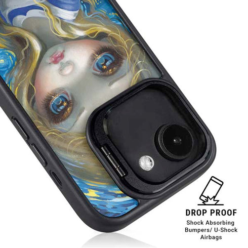 Artist Alice in Van Gogh Starry Night by Jasmine Becket-Griffith iPhone 16e Kickstand Case