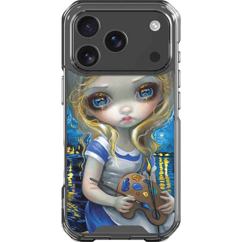 Artist Alice in Van Gogh Starry Night by Jasmine Becket-Griffith iPhone 18 Pro Clear Case