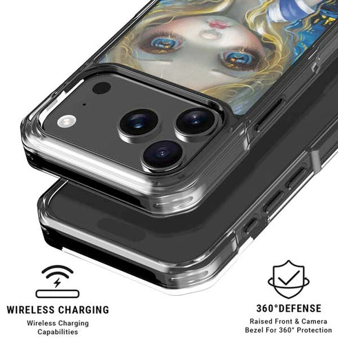Artist Alice in Van Gogh Starry Night by Jasmine Becket-Griffith iPhone 18 Pro Clear Case