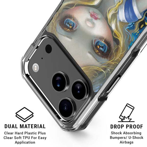 Artist Alice in Van Gogh Starry Night by Jasmine Becket-Griffith iPhone 18 Pro Clear Case