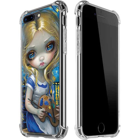 Artist Alice in Van Gogh Starry Night by Jasmine Becket-Griffith iPhone Cases