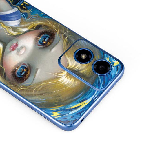 Artist Alice in Van Gogh Starry Night by Jasmine Becket-Griffith Moto G Play 4G (2024) Skin
