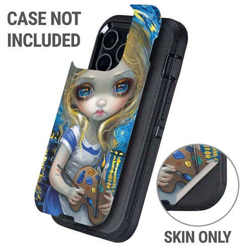 Artist Alice in Van Gogh Starry Night by Jasmine Becket-Griffith Otterbox Defender iPhone Skin