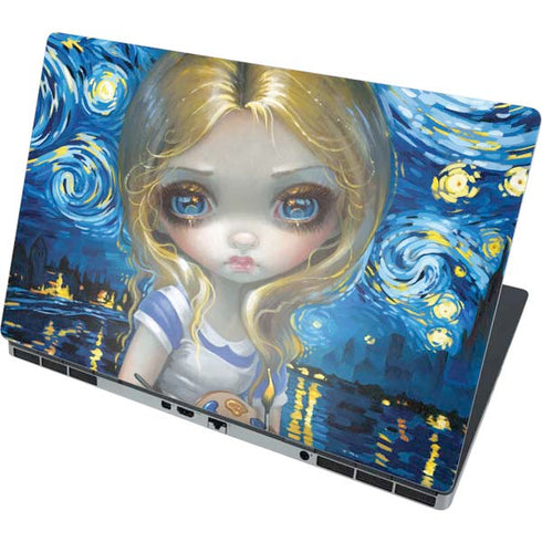 Artist Alice in Van Gogh Starry Night by Jasmine Becket-Griffith Dell Precision Skin