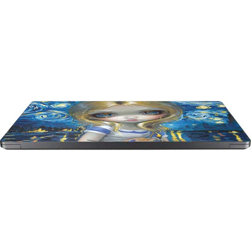 Artist Alice in Van Gogh Starry Night by Jasmine Becket-Griffith Surface Laptop 7 13.8in Skin