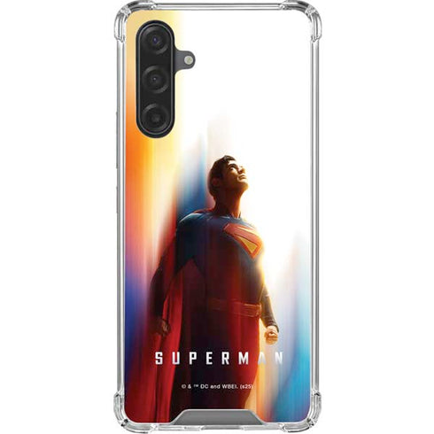 Superman 2025 Man of Steel Ascension Heroic Glow Galaxy A17 Clear Case