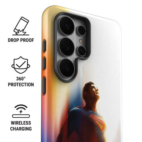 Superman 2025 Man of Steel Ascension Heroic Glow Galaxy S26 Ultra Impact Case