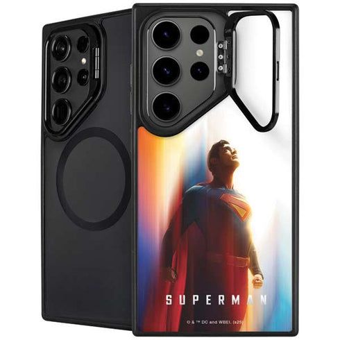 Superman 2025 Man of Steel Ascension Heroic Glow Galaxy S26 Ultra Kickstand Case