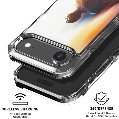 Superman 2025 Man of Steel Ascension Heroic Glow iPhone 17 Air Clear Case