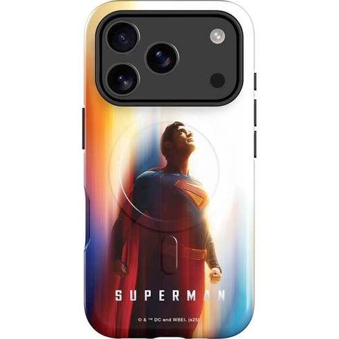 Superman 2025 Man of Steel Ascension Heroic Glow iPhone 17 Pro Magsafe Impact Case