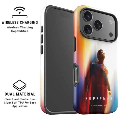Superman 2025 Man of Steel Ascension Heroic Glow iPhone 17 Pro Magsafe Impact Case
