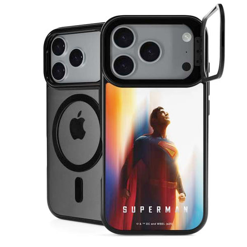 Superman 2025 Man of Steel Ascension Heroic Glow iPhone 17 Pro Max Kickstand Case